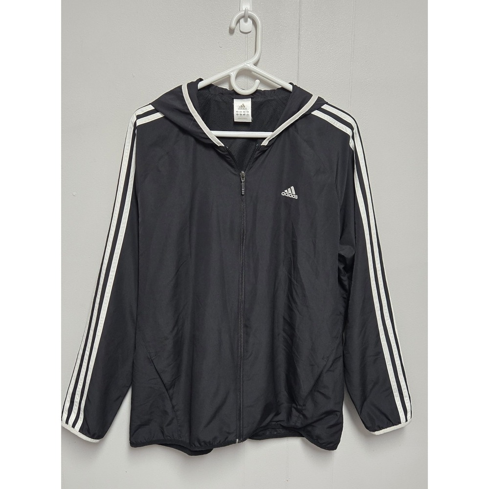 Adidas track suit exlarge‎ 3-stripes black white Jacket
